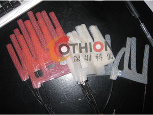Silicone gloves heating film